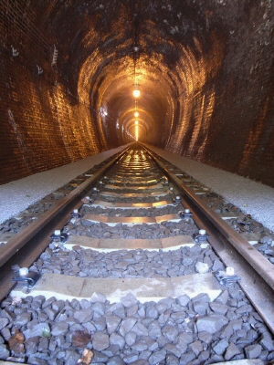 大日影隧道の内部