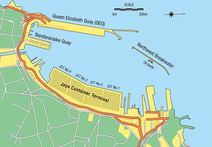 Plan of the Port of Colombo