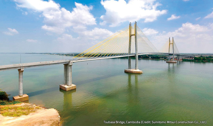 Neak Loeung Bridge (Tsubasa Bridge) Construction Project