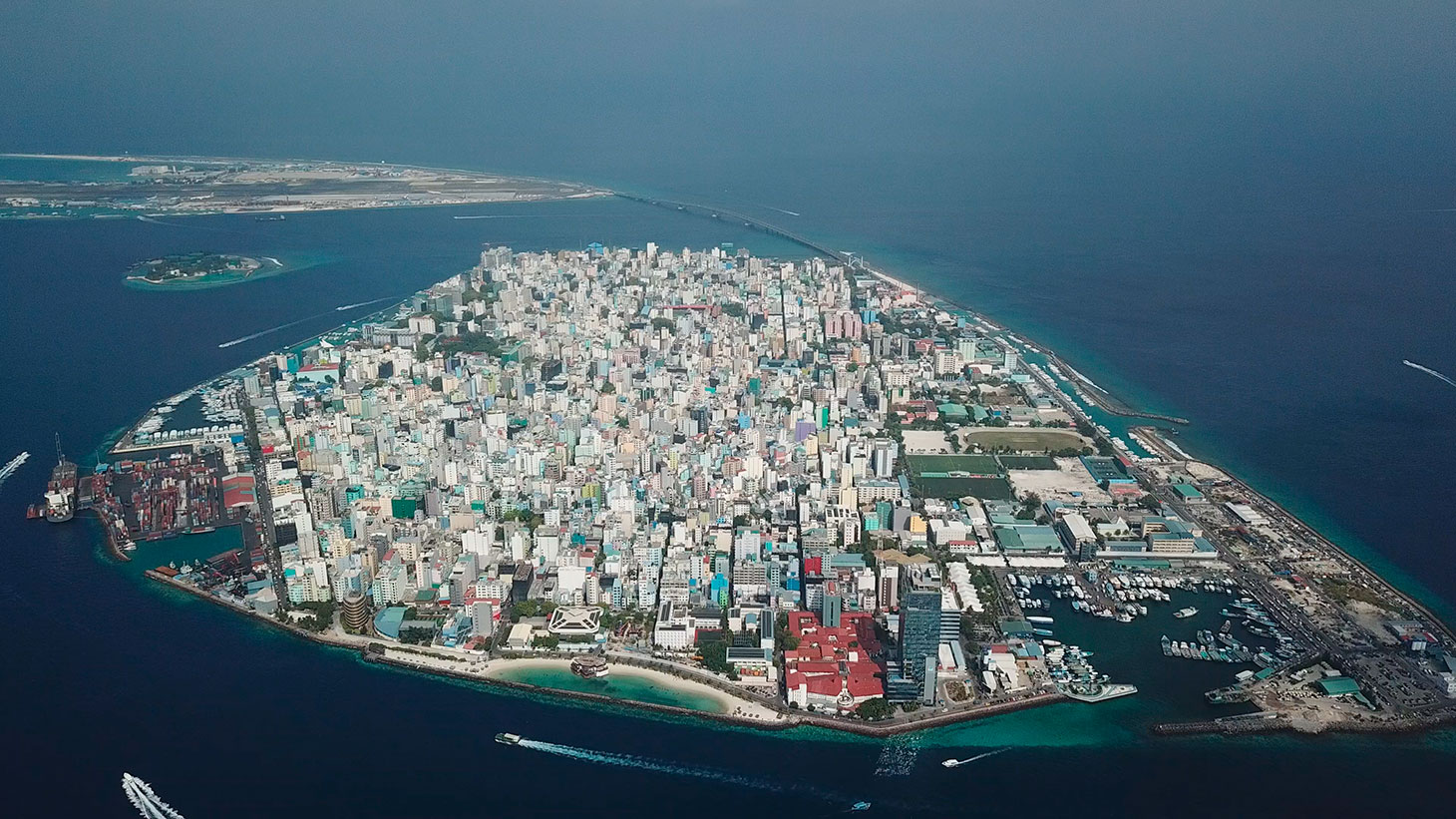 Male’ Island in March 2020