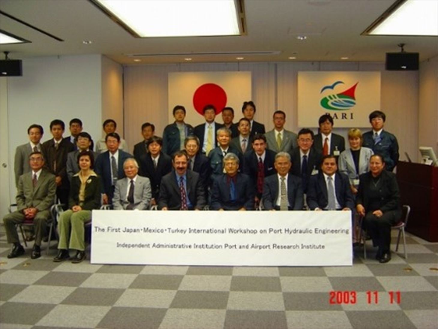 Photo 8: Japan-Mexico-Turkey Port Hydraulics Research Workshop (November 2003)
