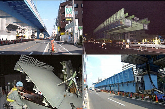 Development of the Speedy Construction Method gSui-Sui-MOPh for Grade-Separated Crossings at Intersections, which Minimizes Traffic Congestion during Construction