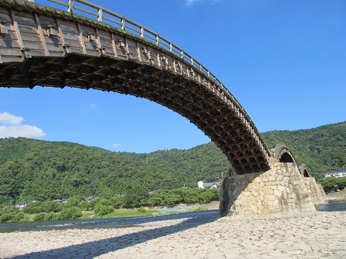 『錦帯橋の構造美』の写真