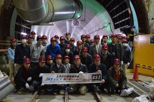 東京都下水道局　芝浦水再生センター・森ヶ崎水再生センター間連絡管建設工事その2　集合写真