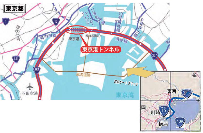 東京港トンネル工事