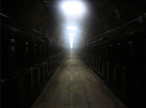 深沢隧道の内部(トンネルワインカーブ)１