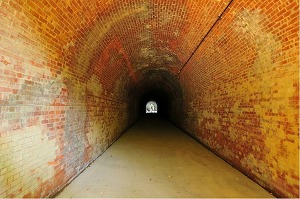 二代目の煉瓦隧道：通称「大正トンネル」