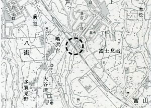 画像：位置図　「千葉県の産業・交通遺跡」から転載