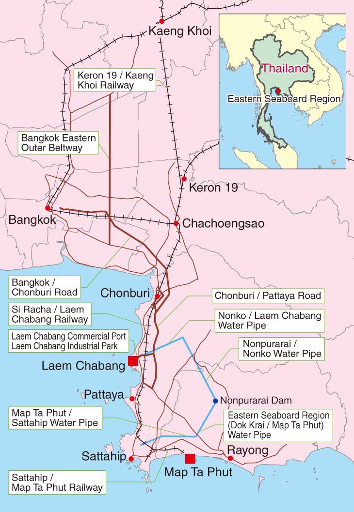 Eastern Seaboard and Development Plan and Laem Chabang Port