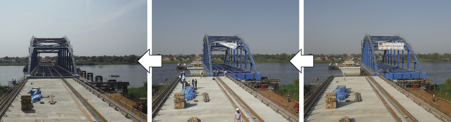 Photo 8: Lateral Sliding of Langer Bridge