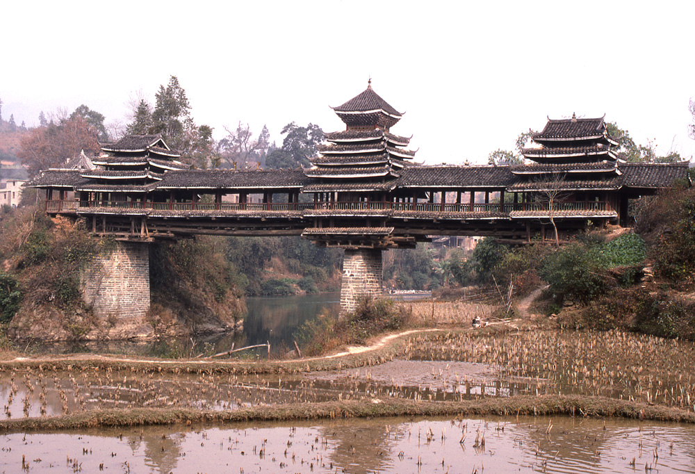 中国 地平風雨橋