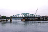 ハーレム川の旋回式可動橋 / アメリカ / ニューヨーク