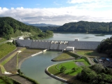 平成24年度技術賞Ｉグループ 北海道から世界に発信する新しいダム建設技術「台形CSGダム」−当別ダム建設事業−　当別ダム全景