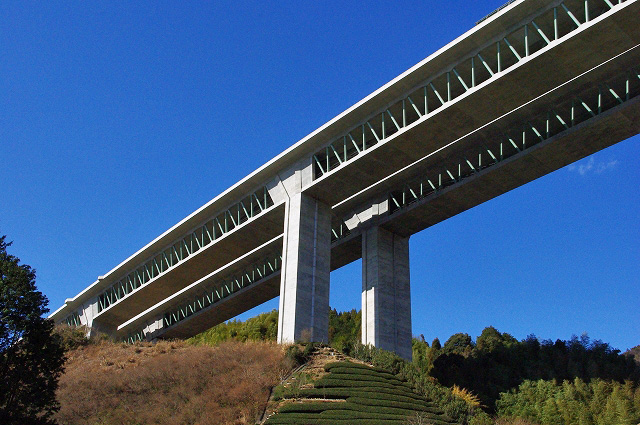 Sarutagawa Bridge and Tomoegawa Bridge
