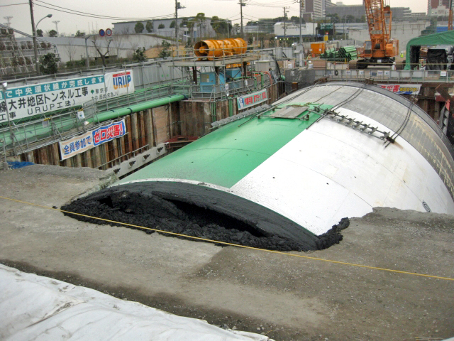 Development of construction method for shield tunneling with departure and arrival of TBM on the ground surface - URUP (Ultra Rapid Under Pass) method