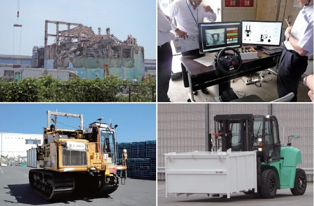 An Autonomous Driving Control System of Construction Equipments in Radioactive Area